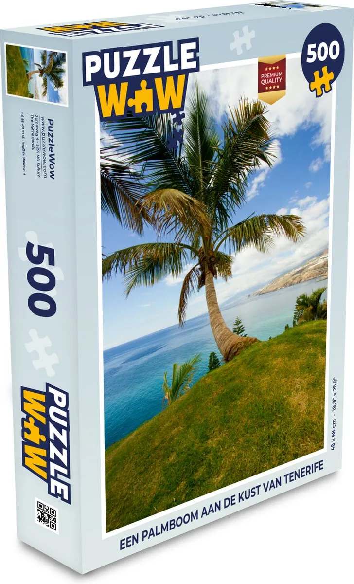 PuzzleWow Legpuzzel Tenerife 500 Stuks