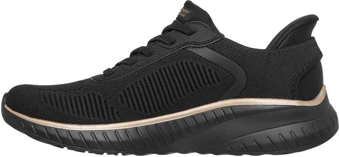 Skechers Bobs Squad Chaos Current Muse Sportschoenen - 37 - Black Rose Gold - afbeelding 5 van 6