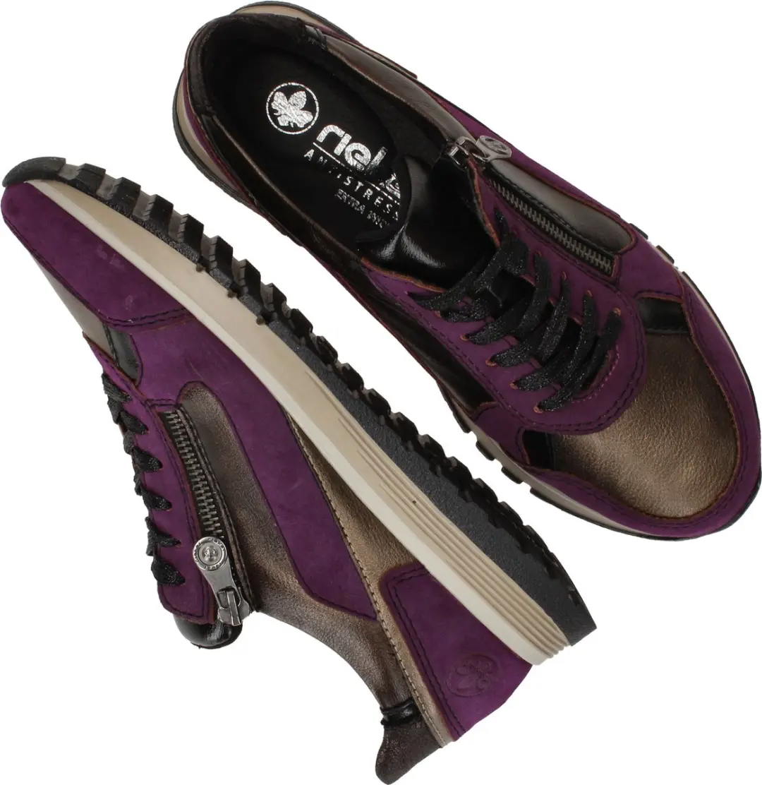 Rieker Sneakers - Dames - Paars - afbeelding 6 van 6
