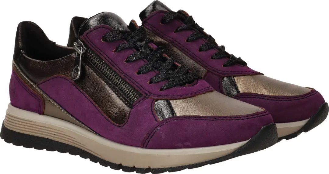 Rieker Sneakers - Dames - Paars - afbeelding 4 van 6