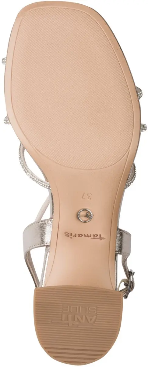 Tamaris 237601 Sandalen - Dames - Maat 38 - Goud - afbeelding 6 van 6