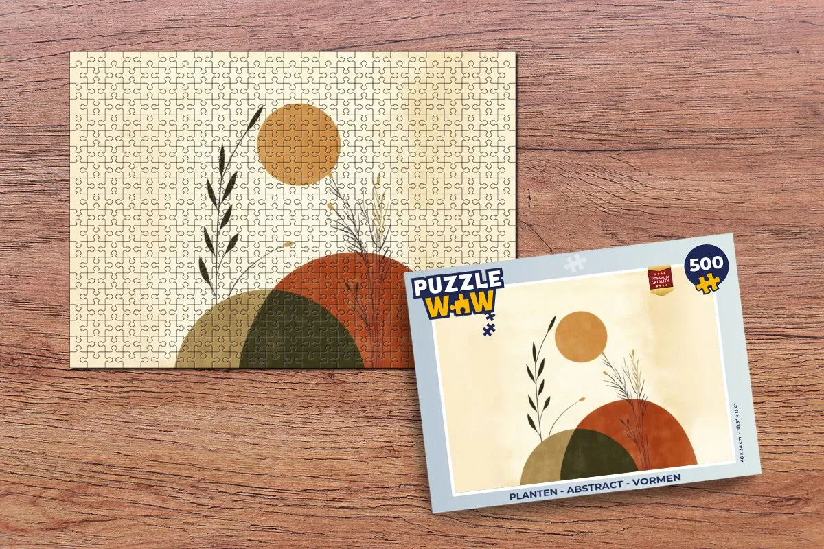 PuzzleWow Abstract Planten Legpuzzel 500 Stuks - MPN 8721375324783