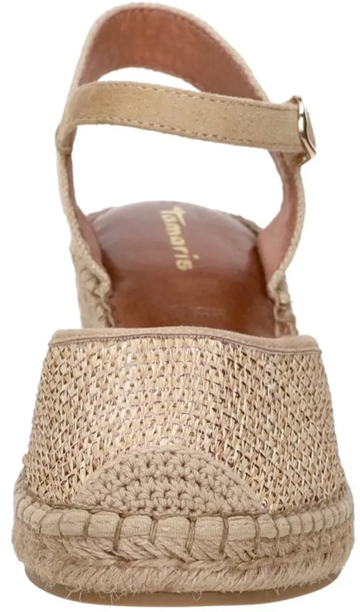 Tamaris Sandalen Touwzool Sandalen Touwzool - goudkleur - Maat 42 - afbeelding 6 van 6