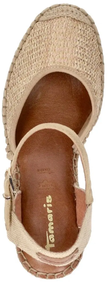 Tamaris Sandalen Touwzool Sandalen Touwzool - goudkleur - Maat 42 - afbeelding 4 van 6