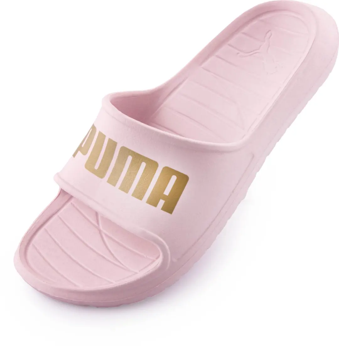 PUMA DiveCat V2 Lite Badslippers - 37 Chalk Pink-Puma Team Gold - afbeelding 2 van 6