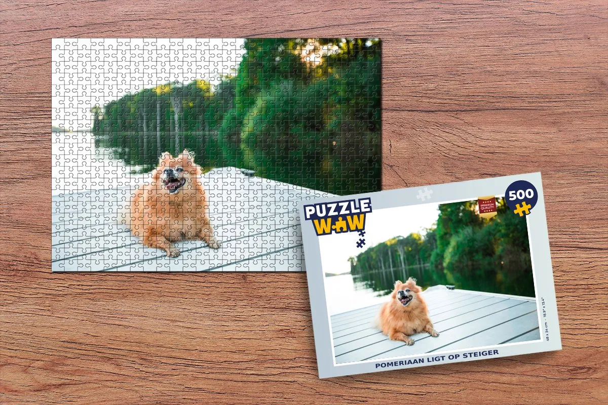 PuzzleWow Legpuzzel Pomeriaan 500 Stuks - Multicolor