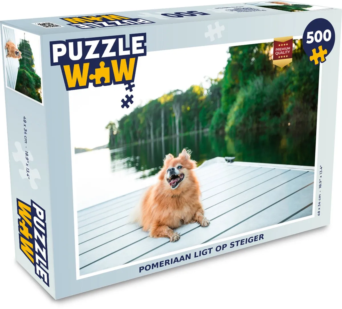 PuzzleWow Legpuzzel Pomeriaan 500 Stuks