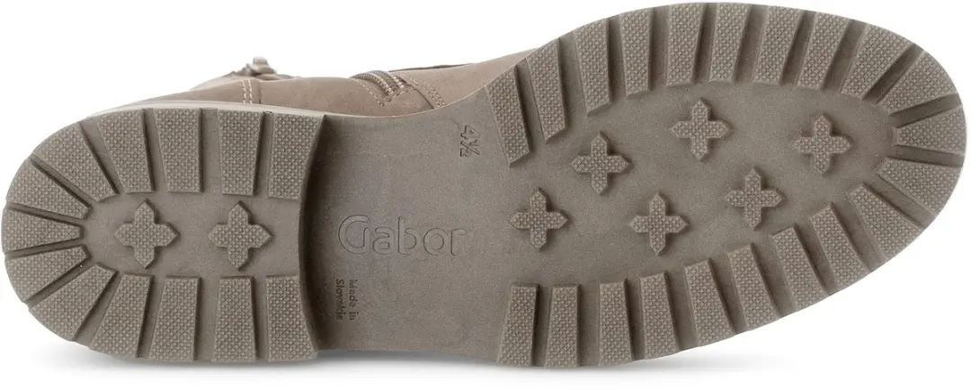 Gabor 72.765.42 Enkellaarsjes - Taupe