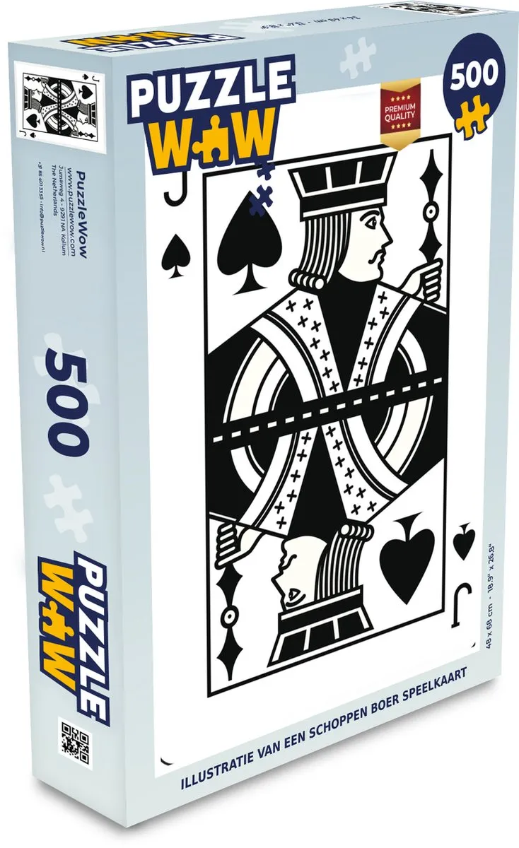 PuzzleWow Legpuzzel Schoppen Boer 500 Stuks - Multicolor