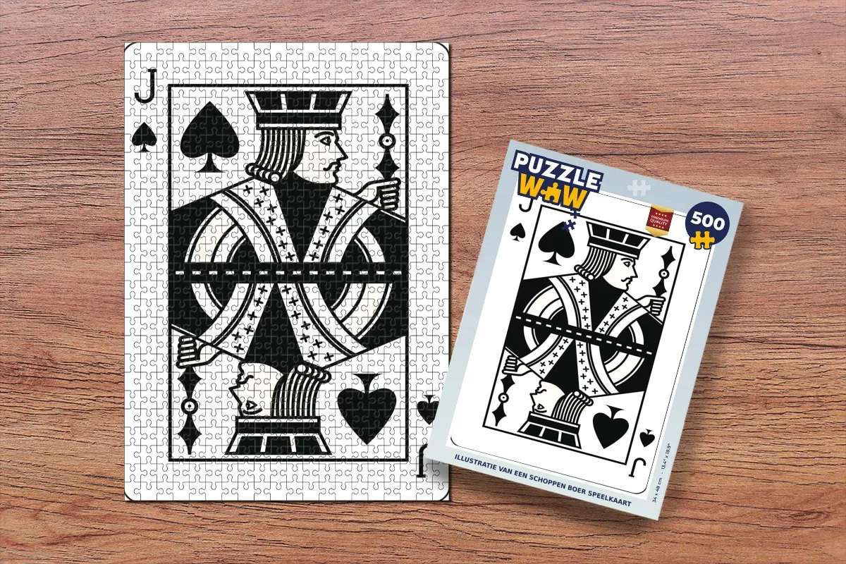 PuzzleWow Legpuzzel Schoppen Boer 500 Stuks - Multicolor