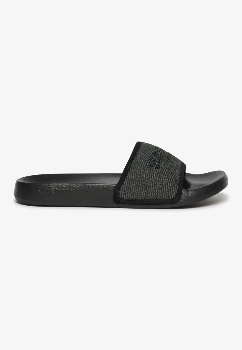 Superdry Badslippers met Glittersteentjes Dames - 34 - Zwart - afbeelding 5 van 6