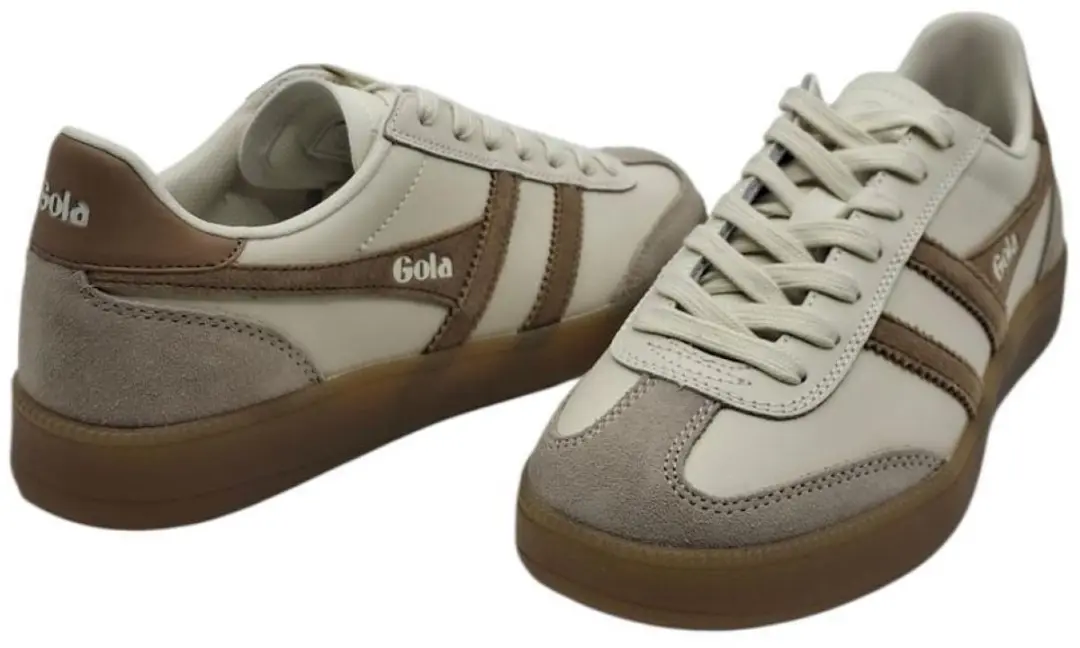 Gola Viper Leather Off White Caramel