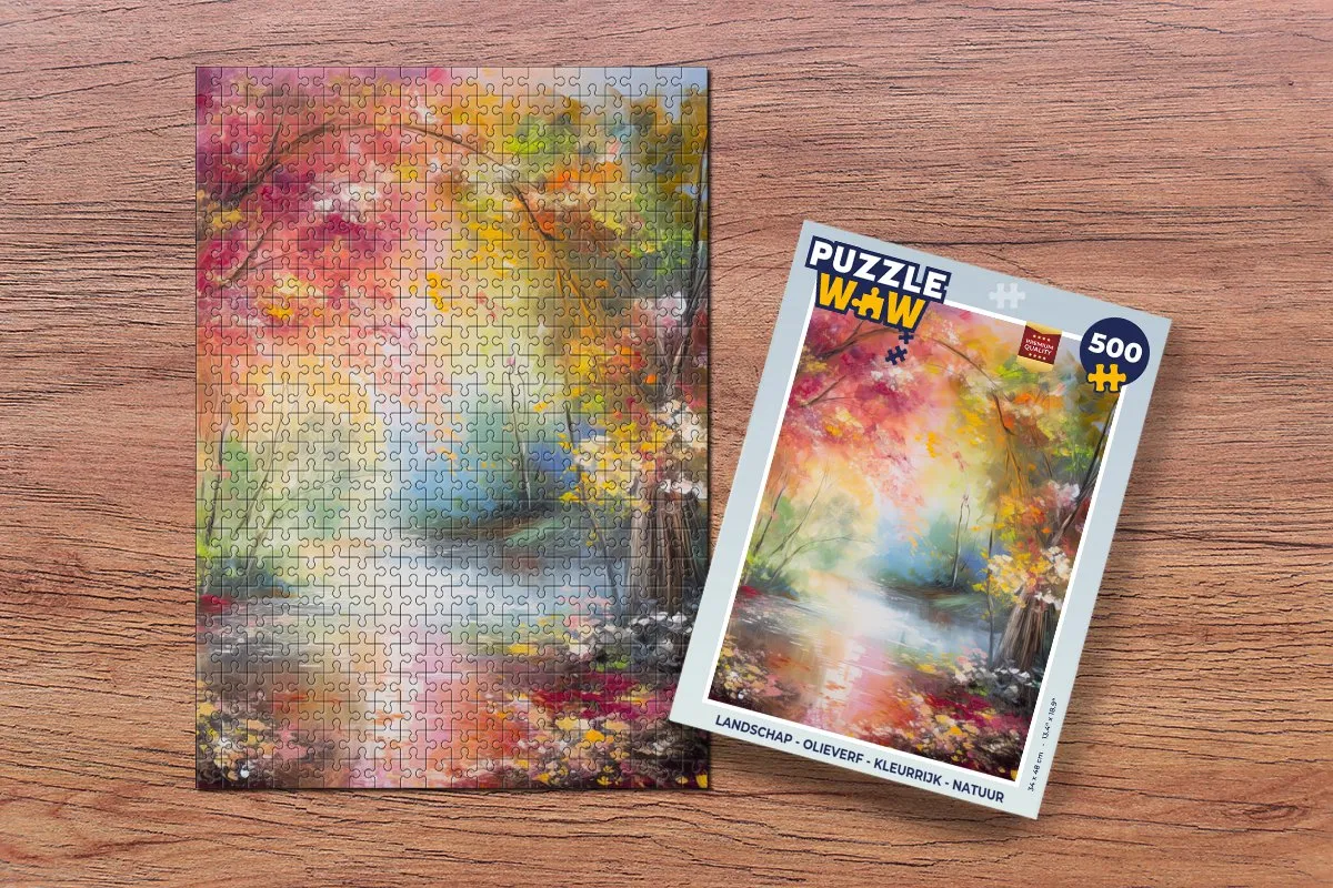PuzzleWow Landschap Puzzel 500 Stuks - Multicolor