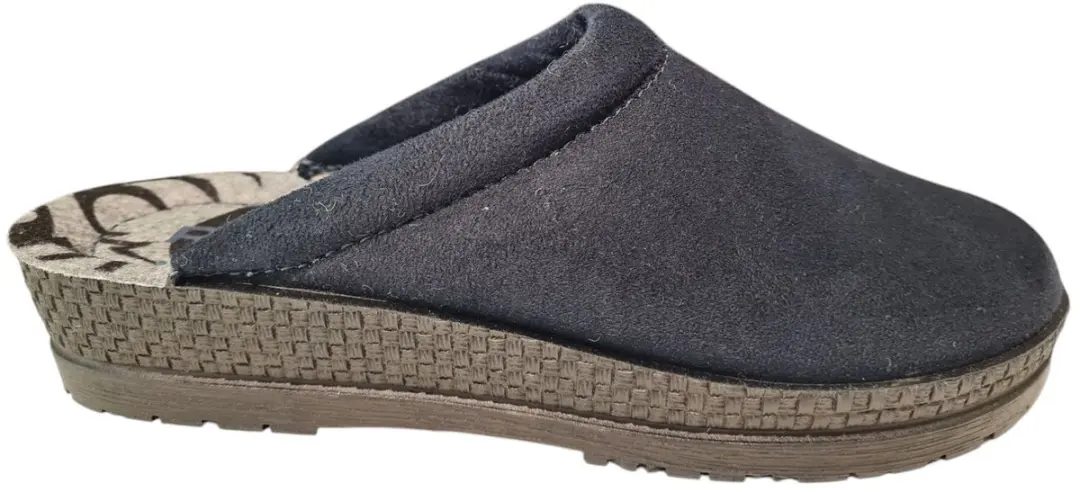 Rohde Pantoffels blauw Suede