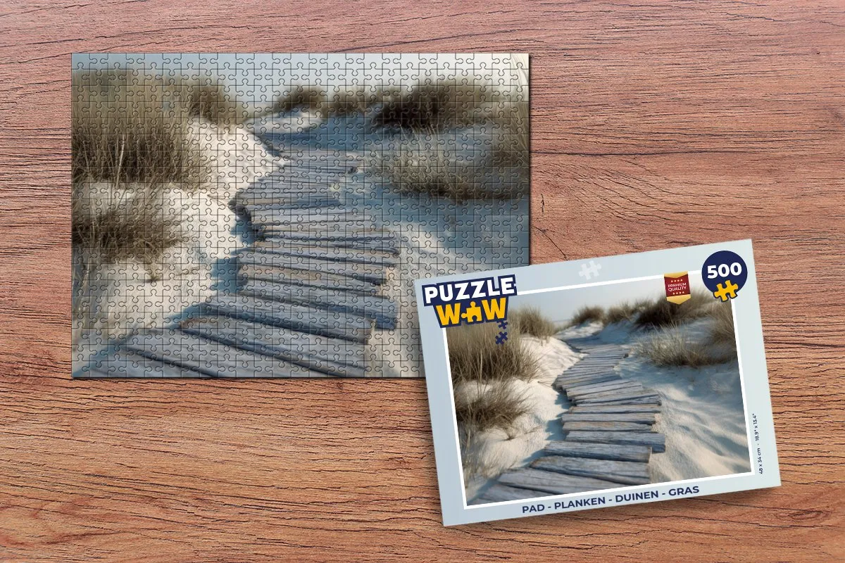 PuzzleWow Puzzel Pad Duinen 500 Stuks