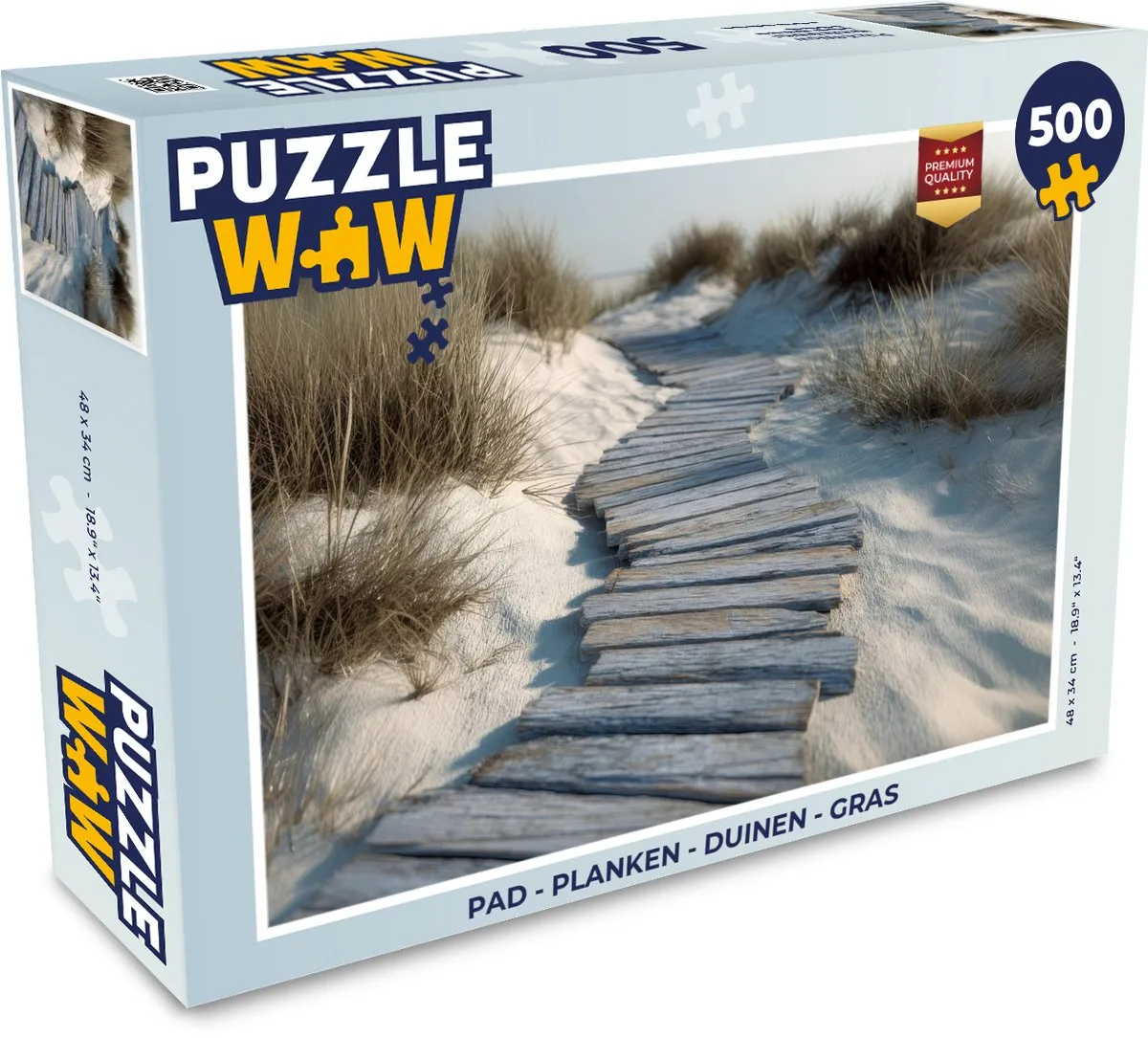 PuzzleWow Puzzel Pad Duinen 500 Stuks