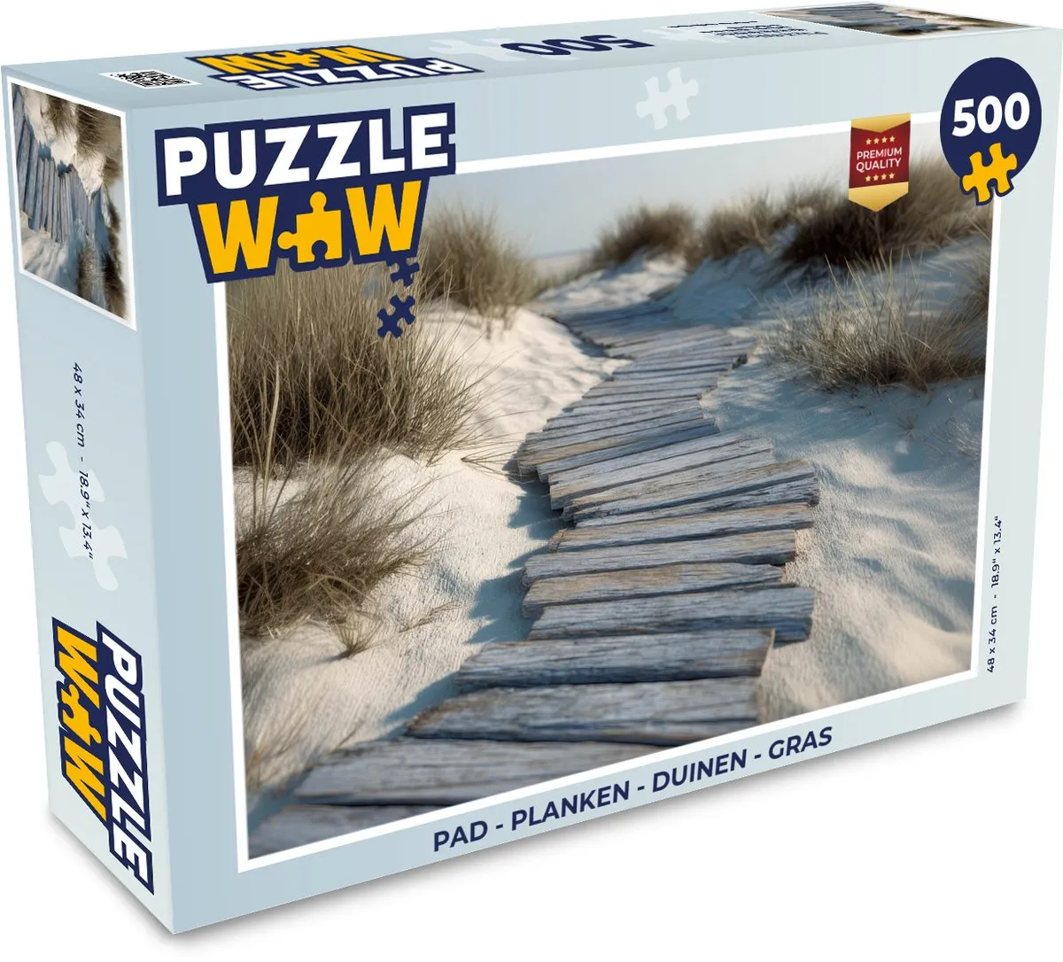 PuzzleWow Puzzel Pad Duinen 500 Stuks