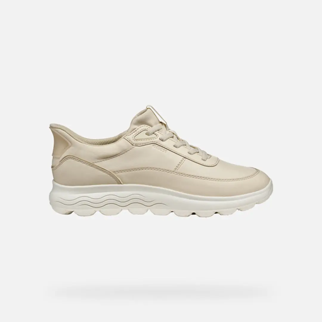 Geox Spherica Plus Dames Sneakers - Maat 41 - Melkwit - afbeelding 4 van 6