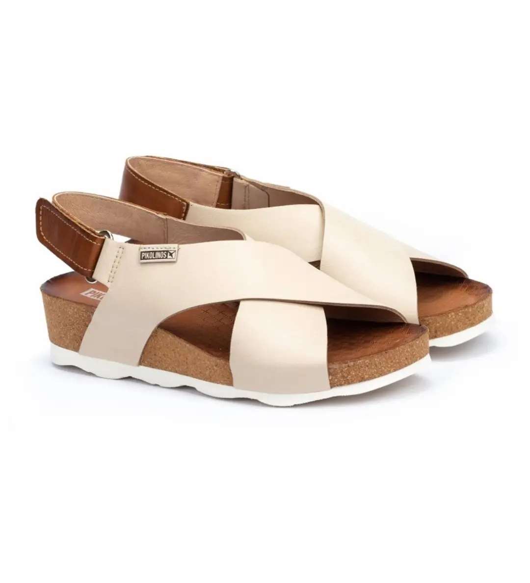 Pikolinos Mahon W9E-0912 Dames Sandalen - 39 - Crème - afbeelding 4 van 6