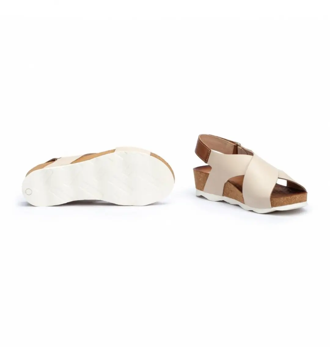 Pikolinos Mahon W9E-0912 Dames Sandalen - 39 - Crème - afbeelding 3 van 6