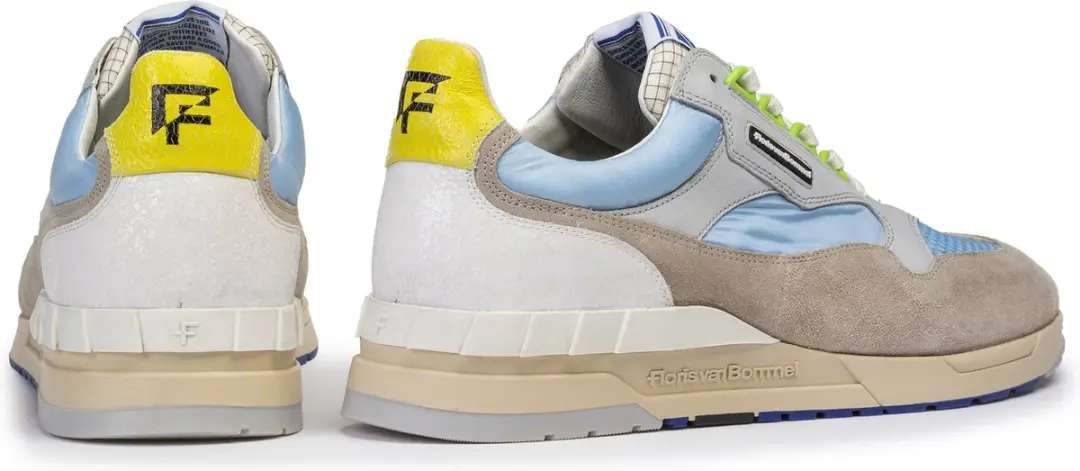 Floris van Bommel SFM-10119 Sneaker De Runner - Lichtblauw