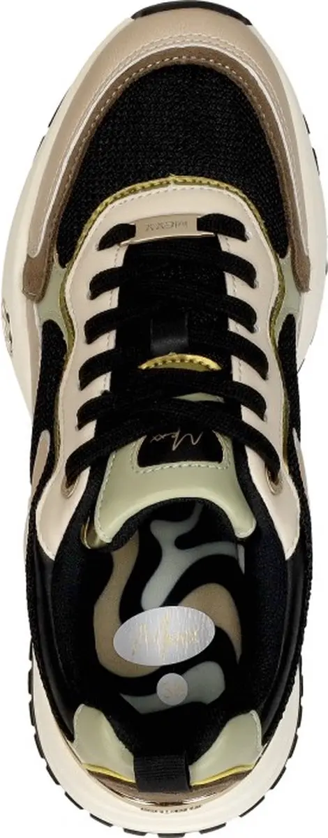 Mexx Palma Ora Sneakers Dames - Gebroken Wit/Zwart - afbeelding 5 van 6