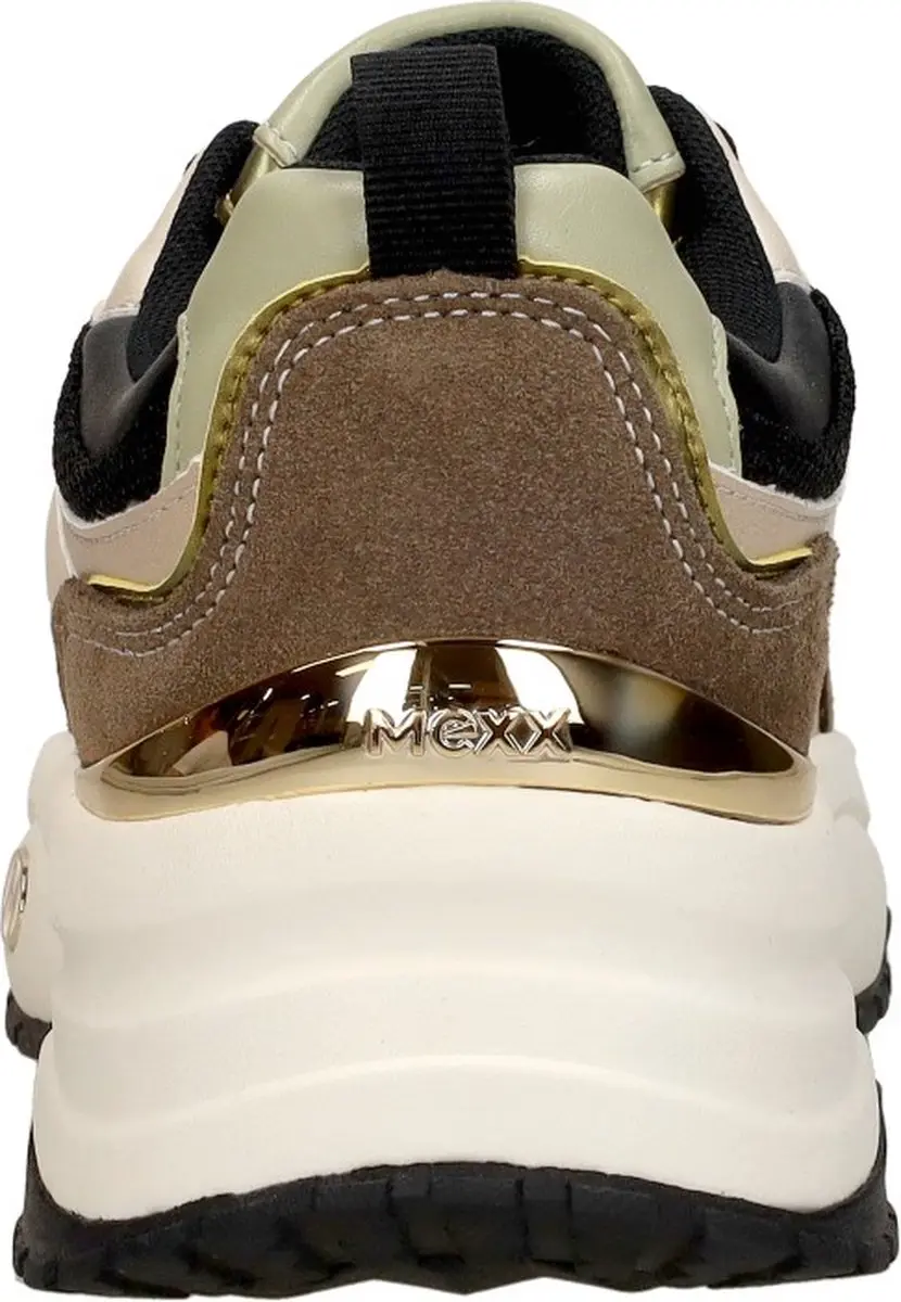 Mexx Palma Ora Sneakers Dames - Gebroken Wit/Zwart - afbeelding 6 van 6