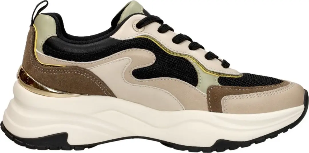 Mexx Sneaker Palma Ora Gebroken Wit/zwart