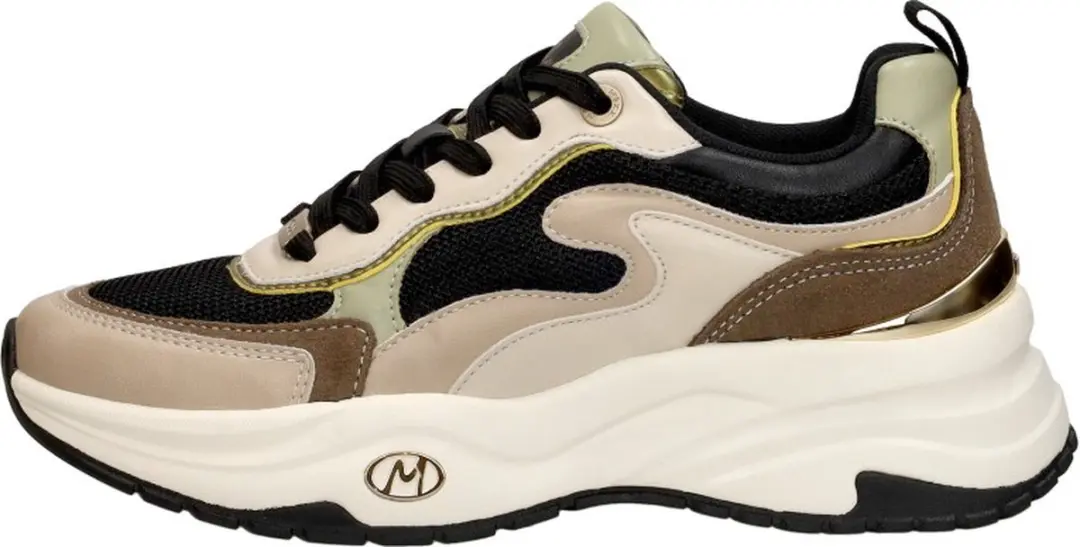 Mexx Palma Ora Sneakers Dames - Gebroken Wit/Zwart - afbeelding 2 van 6