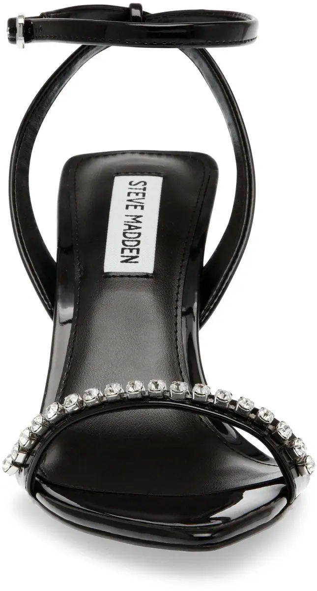 Steve Madden Fuels Dames Sandalen - 38 - Zwart Lak - afbeelding 6 van 6