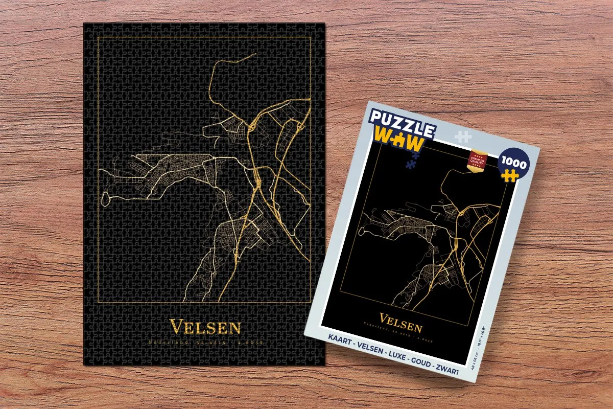 PuzzleWow Velsen Legpuzzel 1000 Stuks - Multicolor