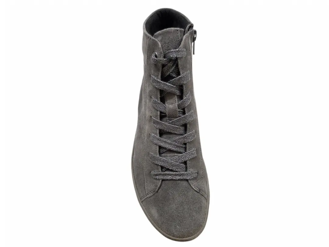 Hartjes 172.1404/30 70.00 Veterschoenen Groen Suede Dames Breedtemaat H - Groen - 41