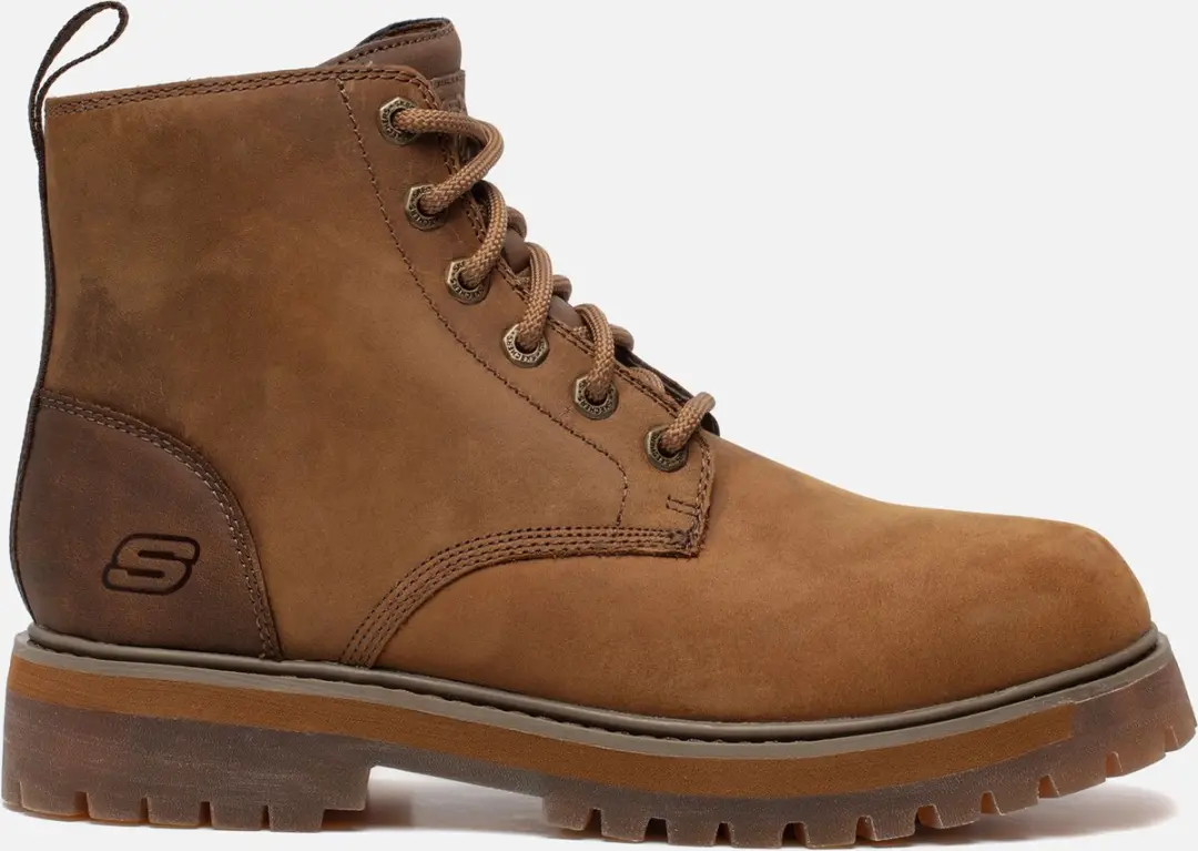 Skechers Alley Cats Talgen veterboots bruin