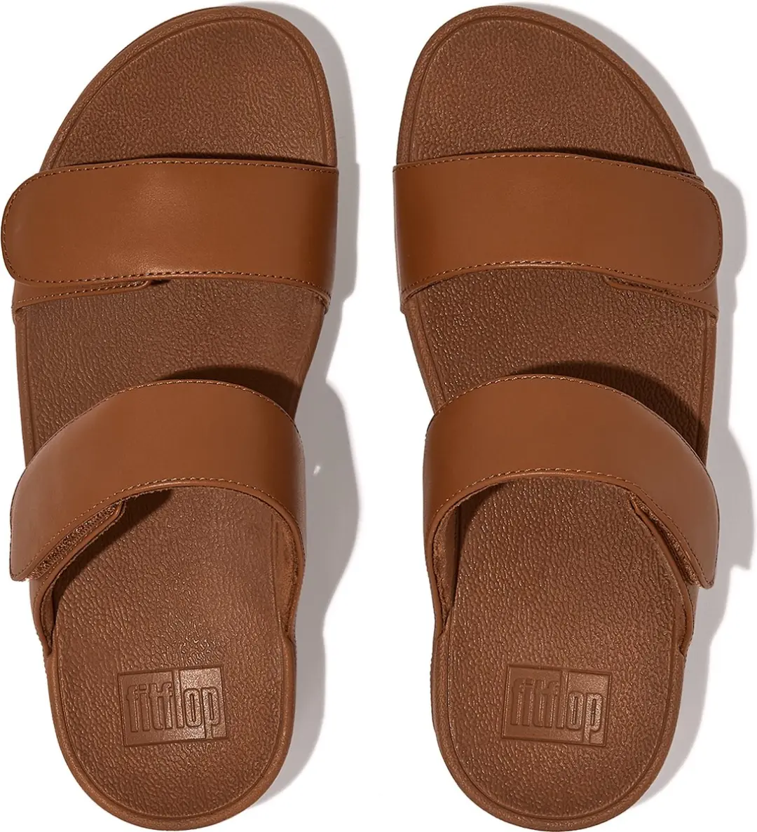 FitFlop FitFlop Lulu Adjustable Leather Slides BRUIN