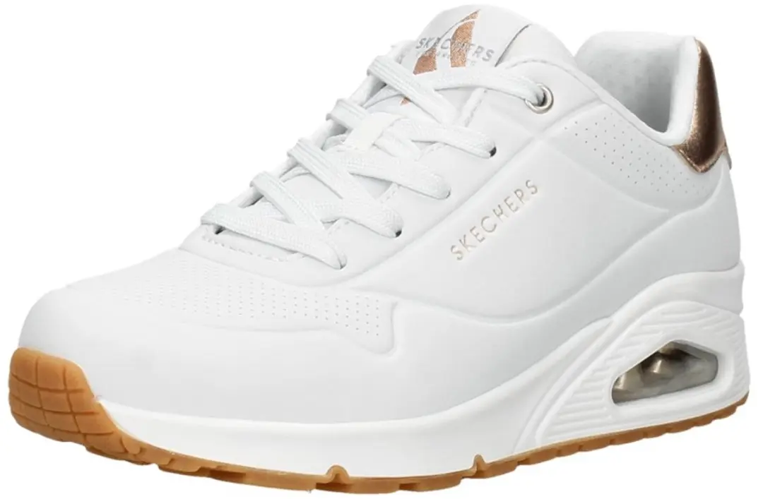 Skechers Uno Golden Air Dames Sneakers - Wit