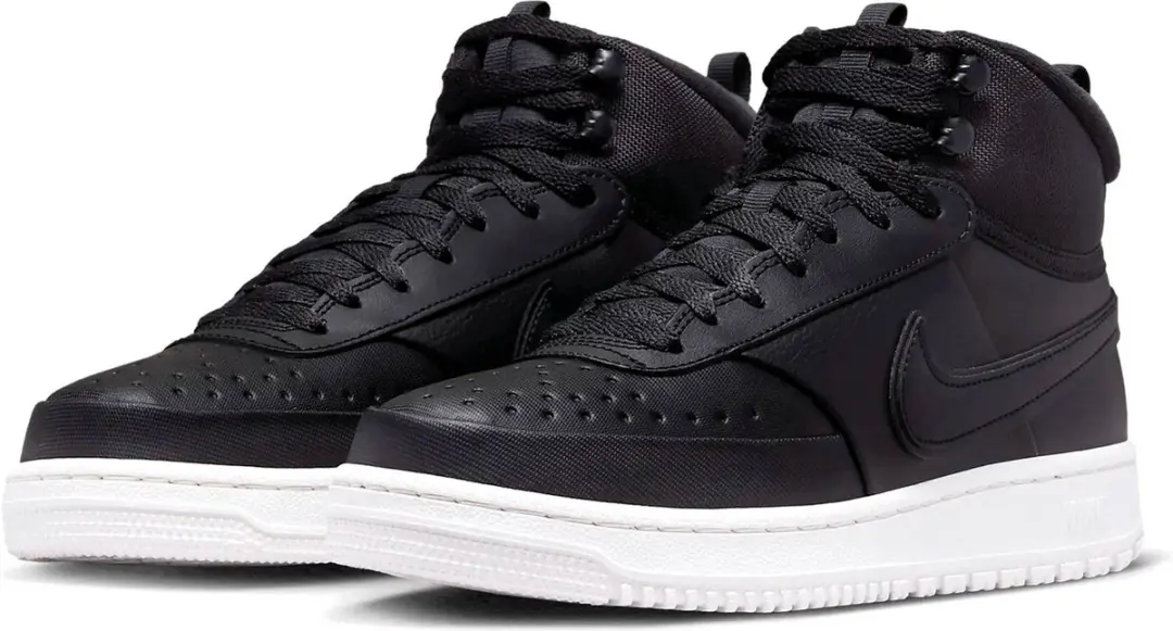 Nike Court Vision Mid Sneakers - 44.5 - Zwart - afbeelding 2 van 6