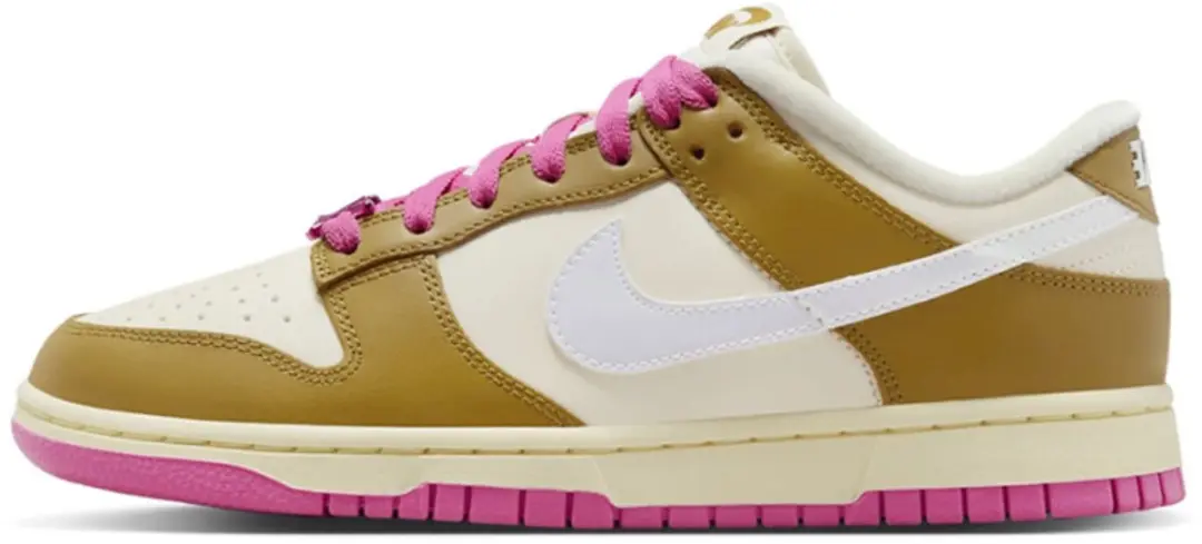 Nike Dunk Low SE Just Do it Bronzine Pink (Women's)