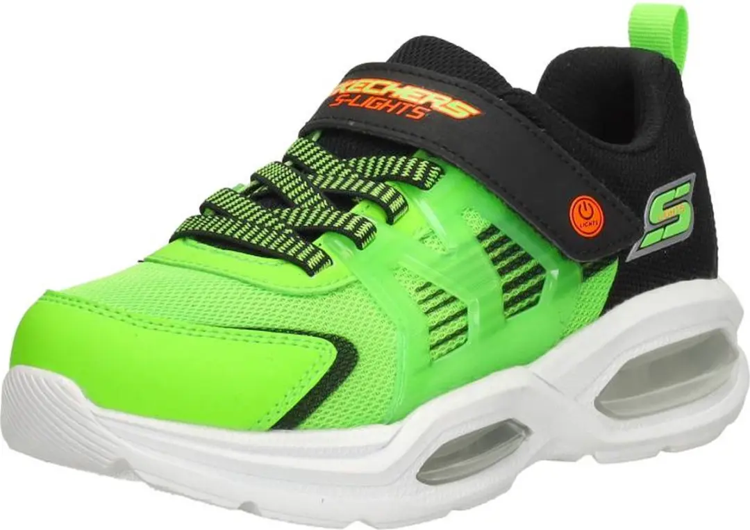Skechers Prismatrons Jongens Sneakers - Lime/Zwart - afbeelding 4 van 6