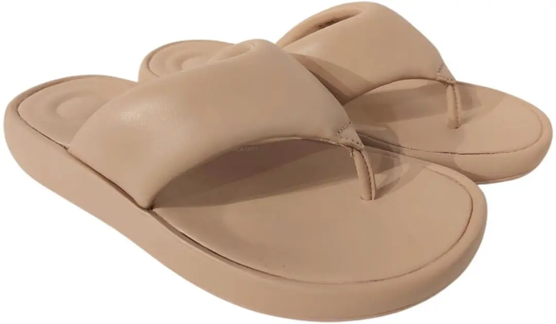 Fitflop Slipper Iqushion D-Luxe Padded Beige