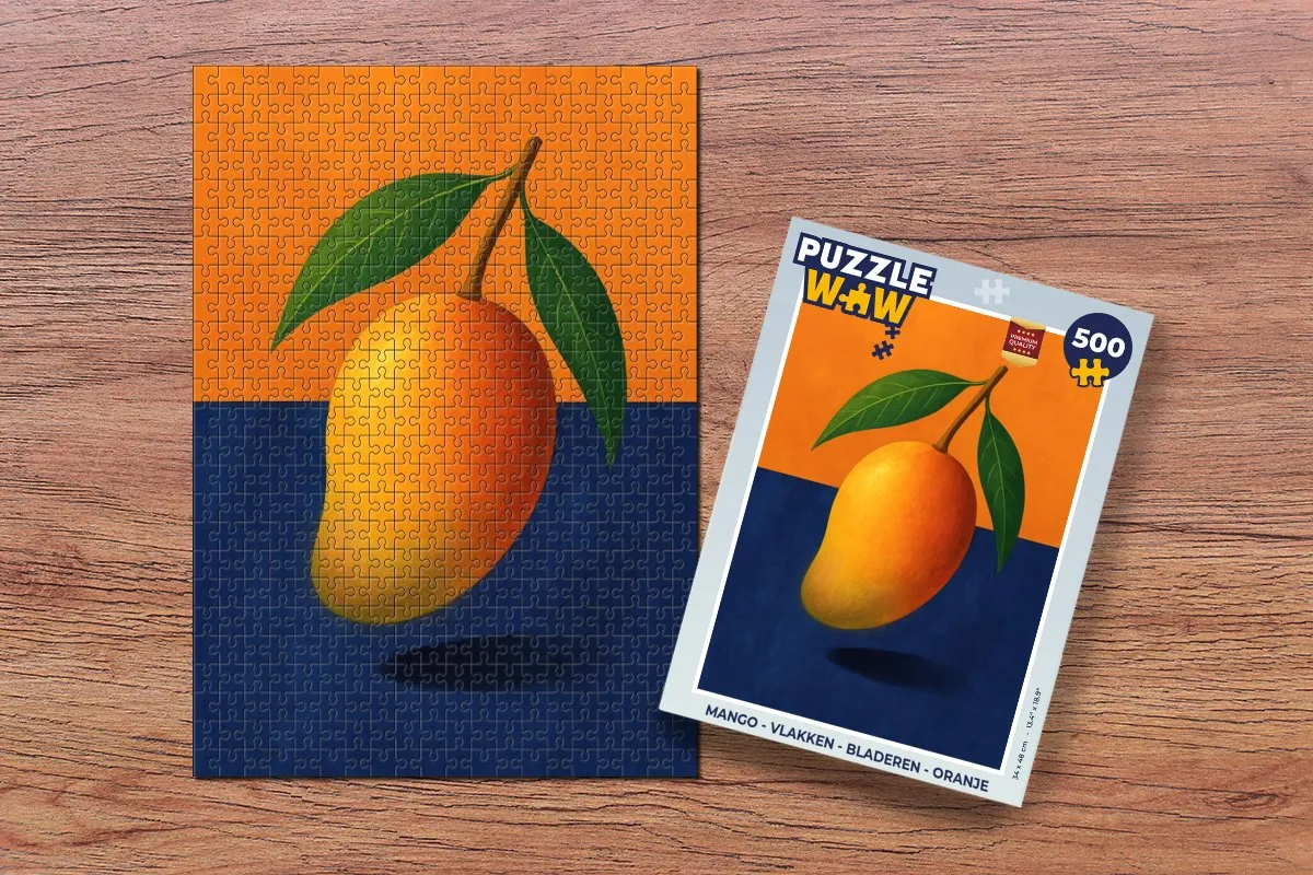 PuzzleWow Legpuzzel 500 Stuks - Oranje