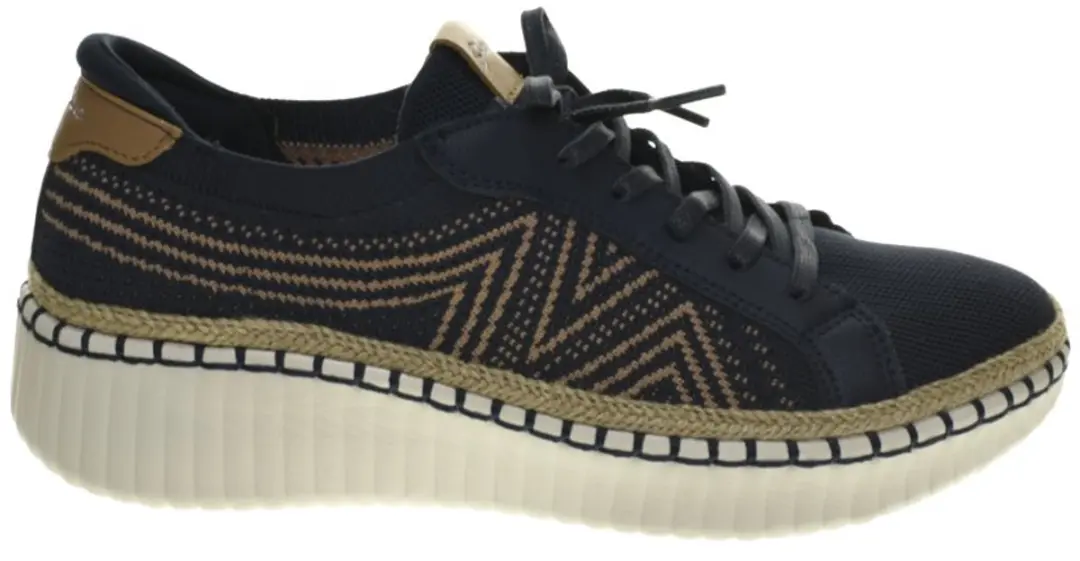 Blauwe Bohemian Dames Sneaker Skechers maat 37