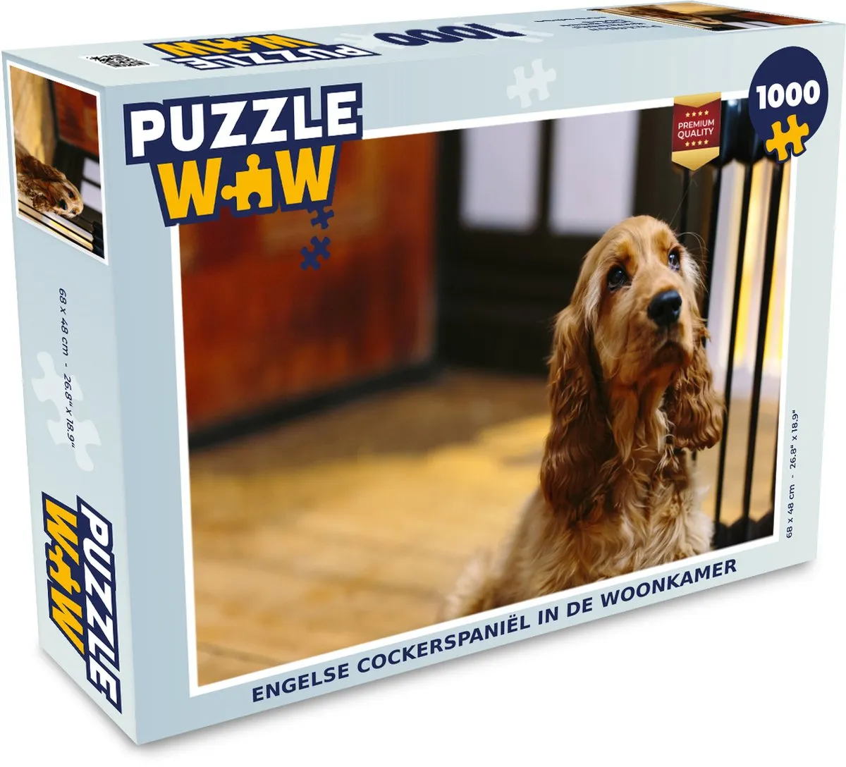 PuzzleWow Legpuzzel Engelse Cocker 1000 Stuks