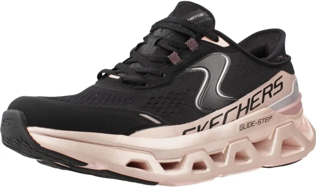 Skechers Hands Free Gilde Step Altus Dames Sneaker - Zwart - afbeelding 3 van 6