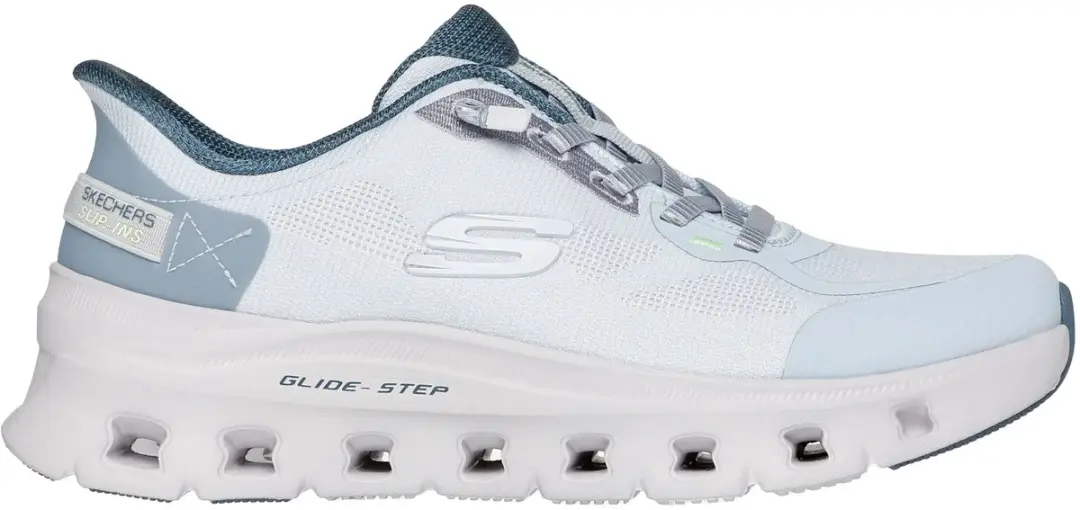 Skechers Instapper Glide-Step Pro 150428 Pantoffels - Blauw Multi - afbeelding 5 van 6