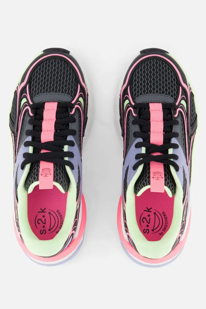 Skechers S2K Sneakers Dames - Zwart - afbeelding 3 van 6
