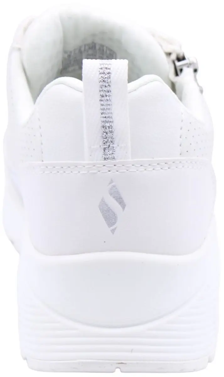 Skechers UNO Metallic Sliders Dames Sneakers - Wit - afbeelding 5 van 6