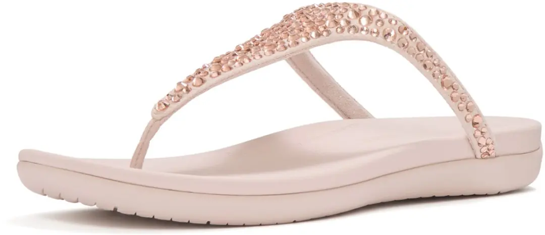 FitFlop Solay Mixed-Crystal Toe-Post Sandals Dames Sandalen