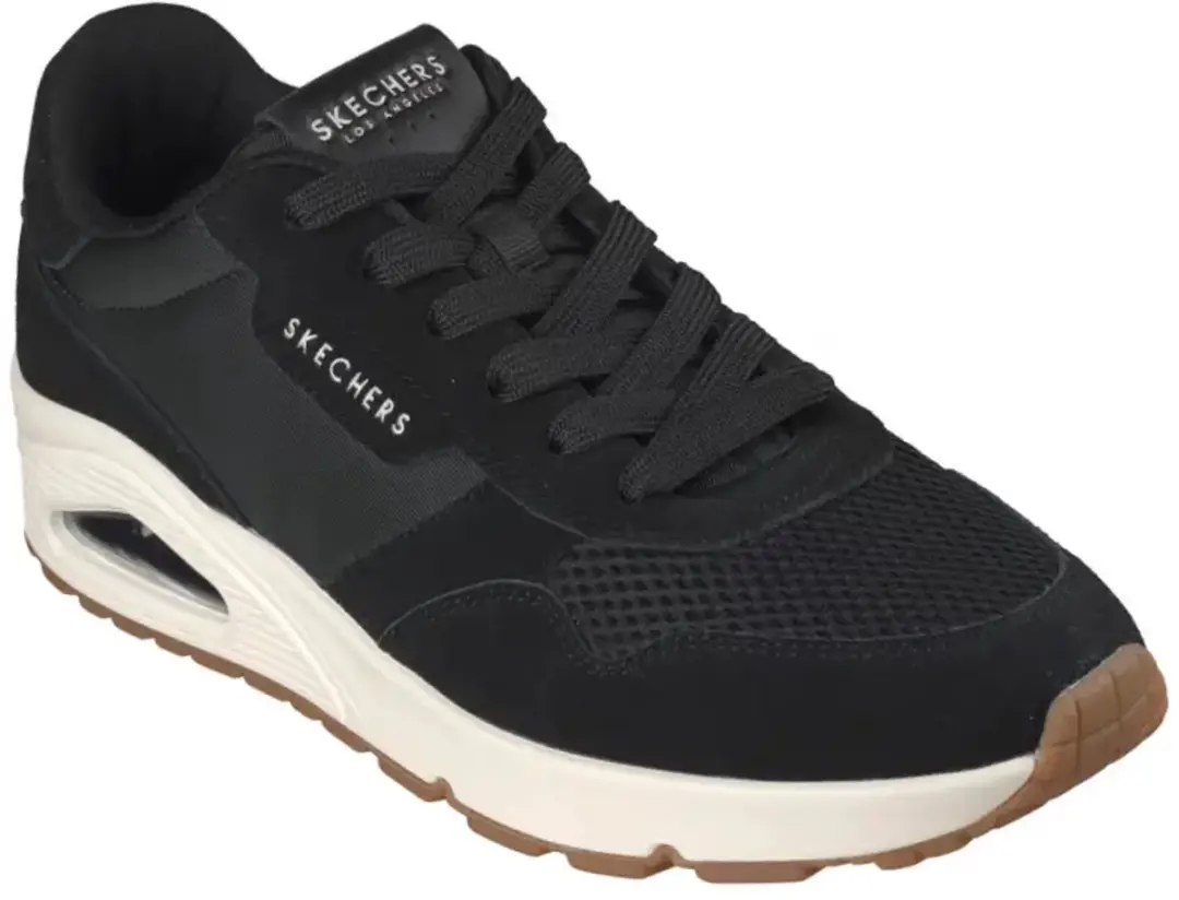 Skechers UNO-VINTAGE AIR Heren Sneakers - Zwart