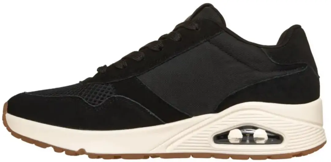 Skechers UNO-VINTAGE AIR Heren Sneakers - Zwart