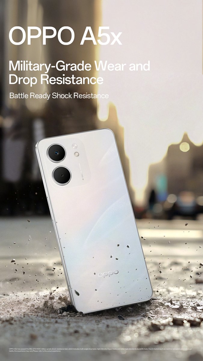 OPPO A5x 4+128GB Black Blue - Extra Garantie